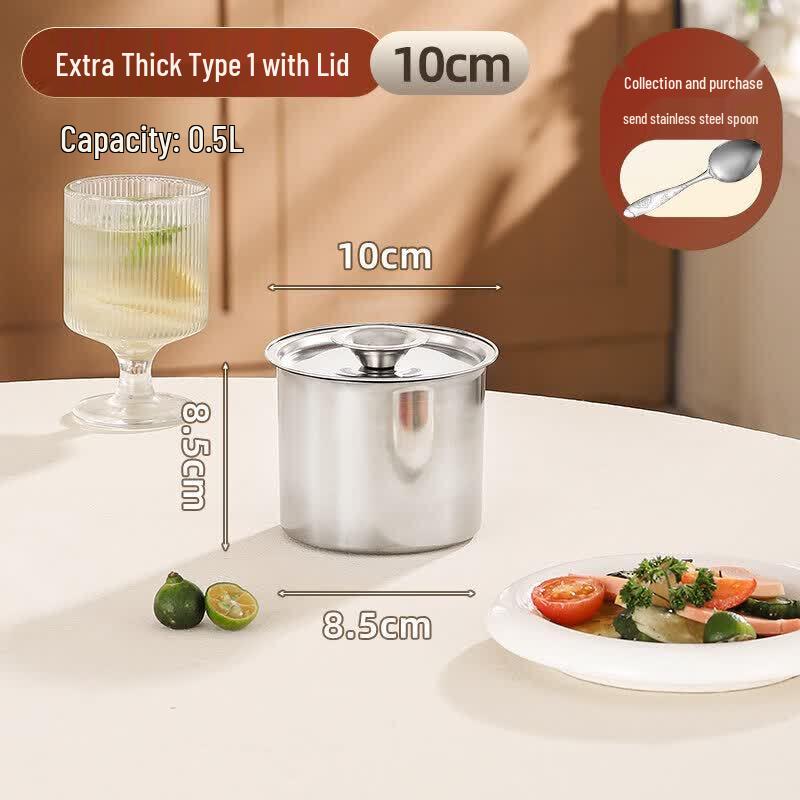 Qiwei 304 Stainless Steel Extra Thick Mixing Bowl with Lid