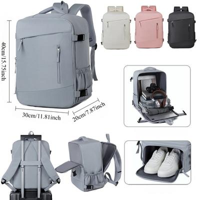 Sac à dos simple et élégant, ultra-léger, grande capacité, sac à dos de voyage pour hommes et femmes, sac à dos d'affaires pour le trajet domicile-travail, sac d'école pour étudiants