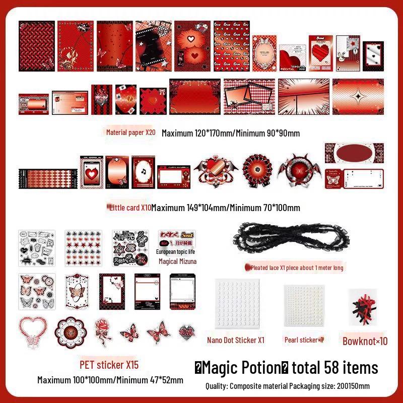 Yuxian DIY Ita Bag Kit Vol. 2 - Ins Style Accessories for Handmade Decoration
