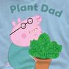Peppa Pig Unisex Erwachsenen Pflanzen Papa Papa Schwein T-Shirt