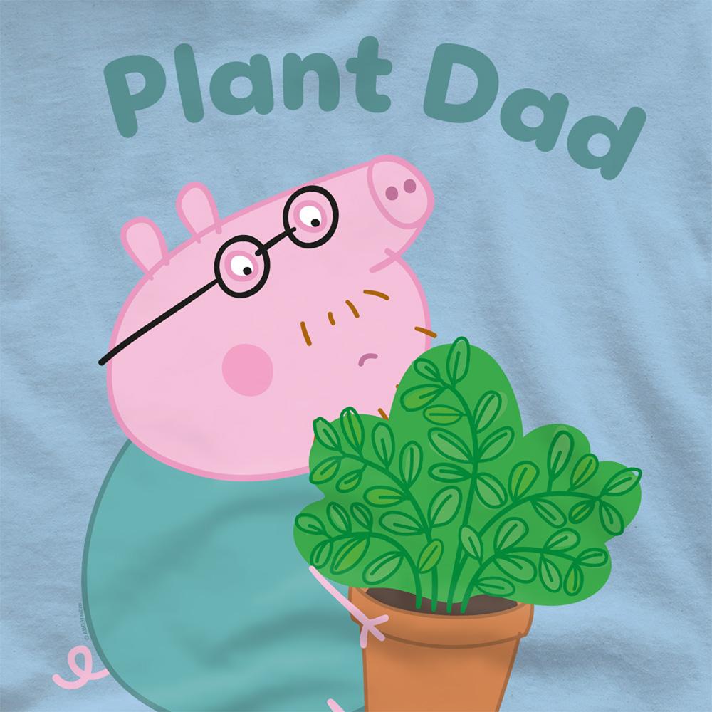 Peppa Pig Unisex Adult Plant Dad Daddy Pig T-Shirt
