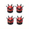 Rhinestone Decor Crown Shaped Car Tire Valve Cap