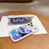 New product applicable oppo A6C cartoon mobile phone case A6Pro painted Reno15Pro cute bracket protective case