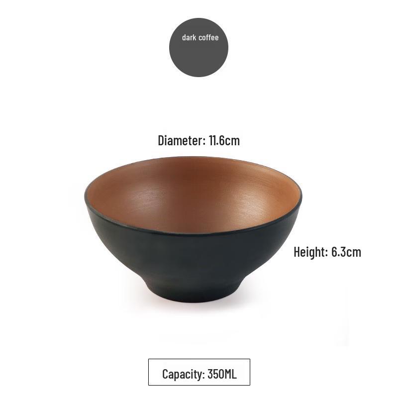 Japanese Style Frosted Melamine Noodle Bowls