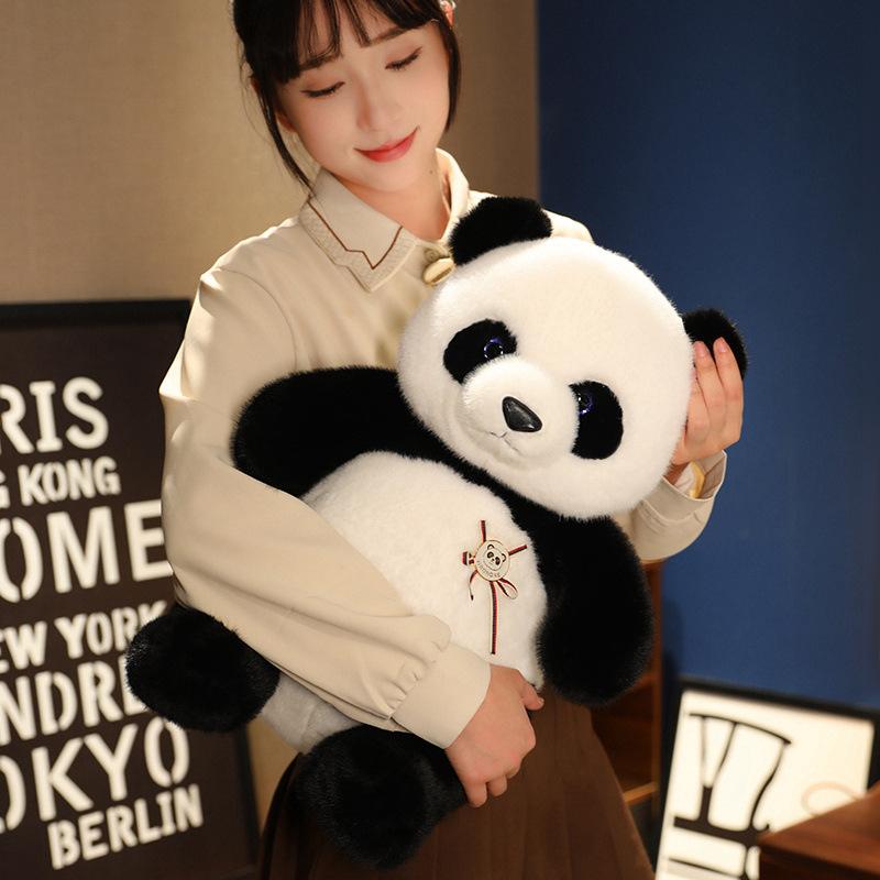 Panda Doll Plush Toy Simulation National Treasure Giant Panda Doll Cute Children's Birthday Gift