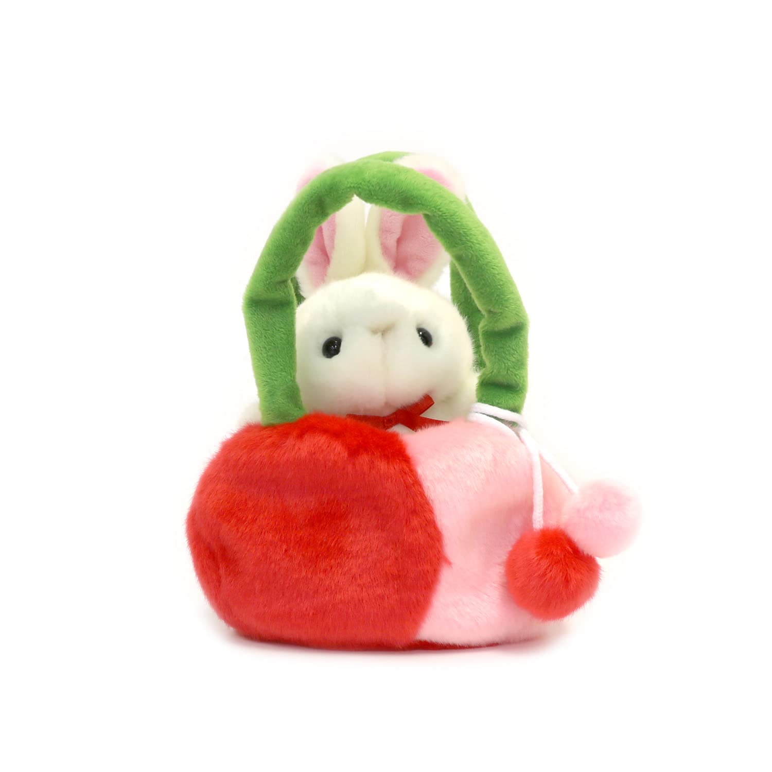 Милая Плюшевая Игрушка для Продажи, Серия  Прогулка , Вишневый Кролик, Белый, B0052
