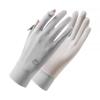 Women's Summer Fingerless UV Protection Gloves - Ice Silk, Non-Slip, Breathable, for Driving