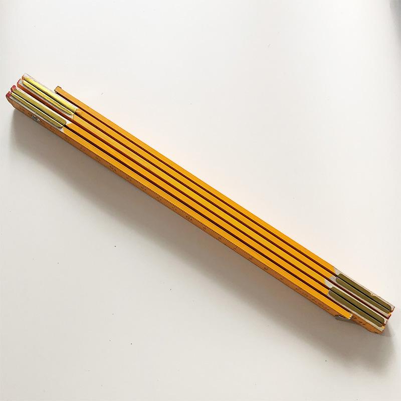 Wooden Folding Ruler Folding Ruler Wooden Ruler Metric Scale Ruler Drawing Tools Teaching Supplies One Meter Five Folding 1 Meter Ruler