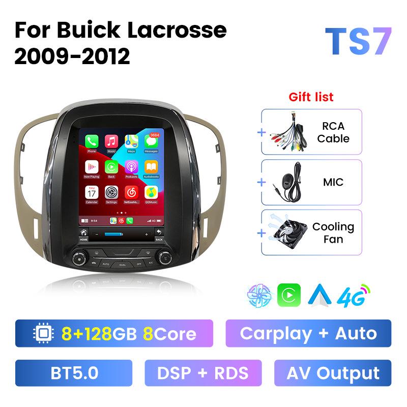 Buick LaCrosse (09-12) Vertical Screen Android Navigation & Reverse Camera System