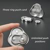Spinner de Triángulo Moneda Flip EDC Fidget Moneda Push Juguete de Mano para Descompresión Pieza de Mango Fidget Spinner Juguete Divertido