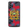 Bandiera Marocchina Maroc Marocco Custodia per Telefono Passaporto Per Samsung Galaxy S26 Ultra S25 Plus S24 FE S23 S22 5G S21 S20 Cover Nera Morbida