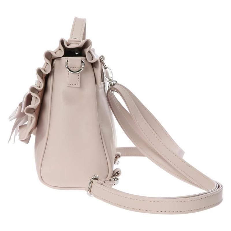 Lolita Knoten Damen Bapa Handtasche Einzelne Schulter Crossbody Doppelte Schultertasche Koreanisch Sle Lässig PU Leder Kawaii Rucksack Ita Tasche
