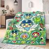 Tamagotchi Anime Spaudinio Antklodė Šilta Patogi Flanelinė Antklodė Tinka Miegamiesiems, Sofoms, Lovoms, Kėdėms, Iškyloms, Kelionėms
