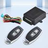12V Vehicle Keyless Entry System 2 Button Remote Control Car Central Locking System Remote Trunk Release Universal