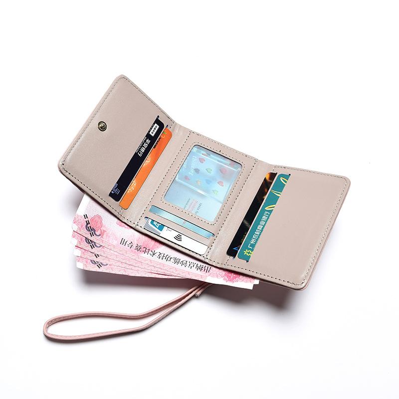 Wallet Women's Short New Ice Cream Cherry Simple Large Capacity Change Bag WaIIet