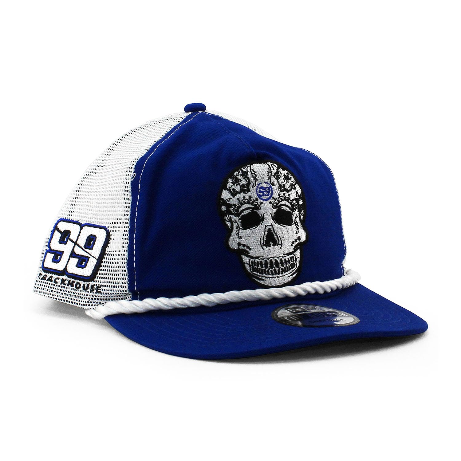 

Кепка-сетка New Era GOLFER NASCAR TRACKHOUSE RACING MESH CAP Синяя Кепка NASCAR Гоночный автомобиль Спортивная кепка Дальнобойщика TRUCKER CAP [Б/У] синий