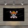 One Piece Pirate Skull Flag Home Bedroom Wall Tapestry Decor Banner Painting Luffy Straw Hat Pirates Flag Tapestry Gift