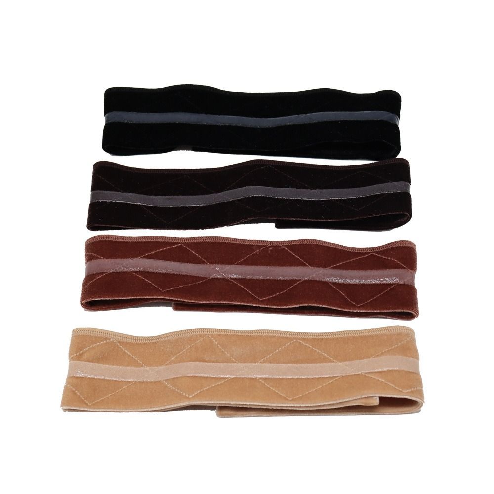 Comfortable Velvet Wig Fixing Strap Silicone Anti-slip Wig Edge Strap For Lace Frontal Wigs