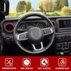 Decorative Air Vent Ring for 18-23 Jeep Wrangler JL JLU Center Console