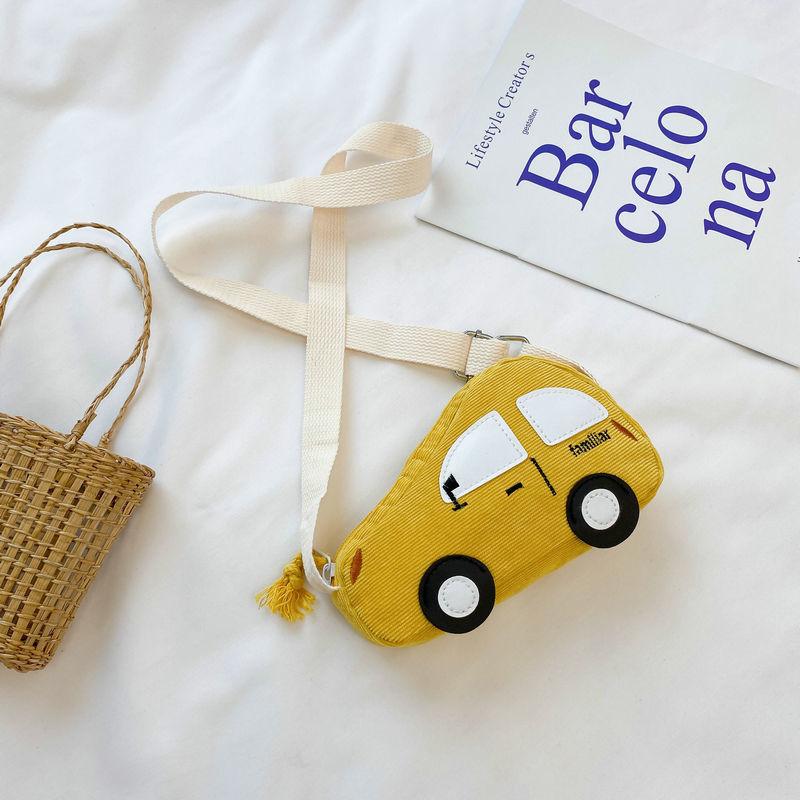 Cute Children's Crossbody Bags Cartoon Car Coin Purse for Kids Baby Mini Shoulder Messenger Bag Boys Girls Accessories Handbags