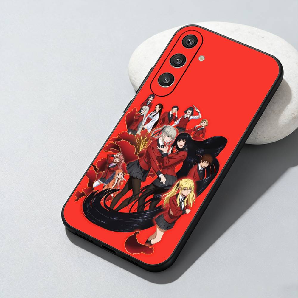 K-Kakegurui Phone Case For Samsung Galaxy A73,A72,A71,A70,A52,A51 Others Soft Black Cover