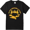 T Shirt Men Casual Round Neck Tee Cotton Summer Man Tshirt Real Adventure Is The Forest Short Sleeve Breathable ONeck Tshirt