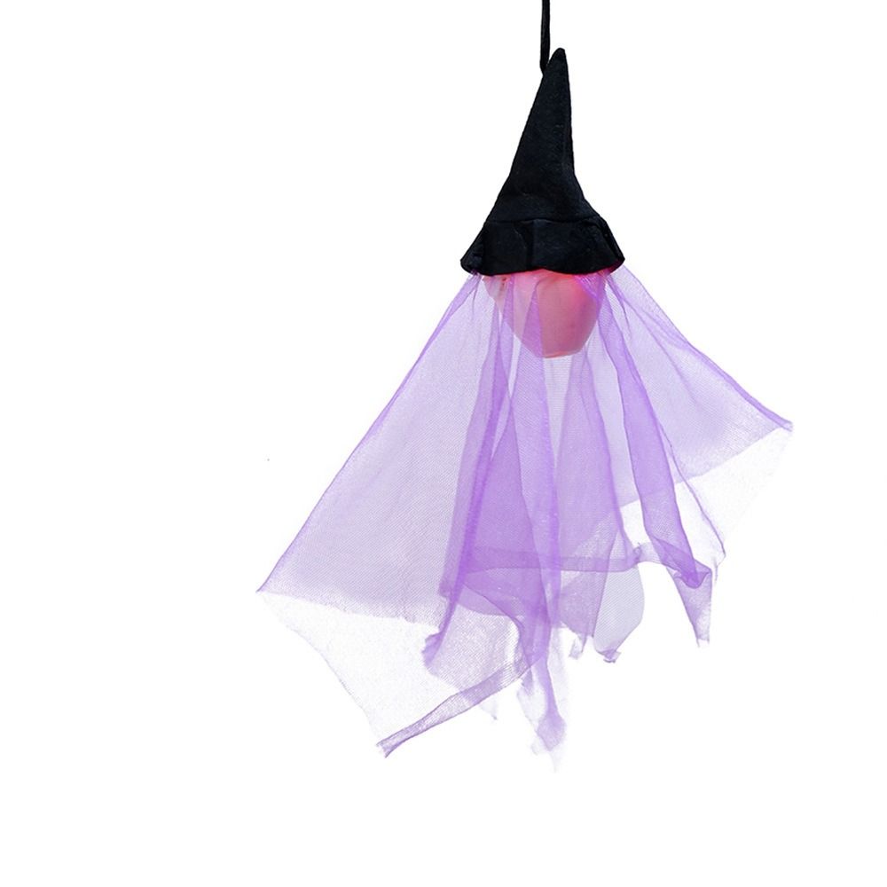 Witch Glowing Halloween Hanging Ghost With Hood Halloween Hanging Pendant  Living Room