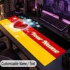 Custom Text Big Mousepad, Extended Desk Pad For Laptop Work GameGermany National Football Team