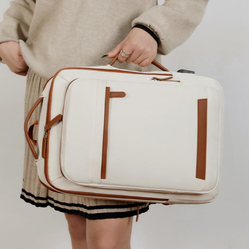 Women's Large Capacity Travel Backpack Business Laptop Bag with USB Charging Port School Backpack for Teacher Laptop Compartment