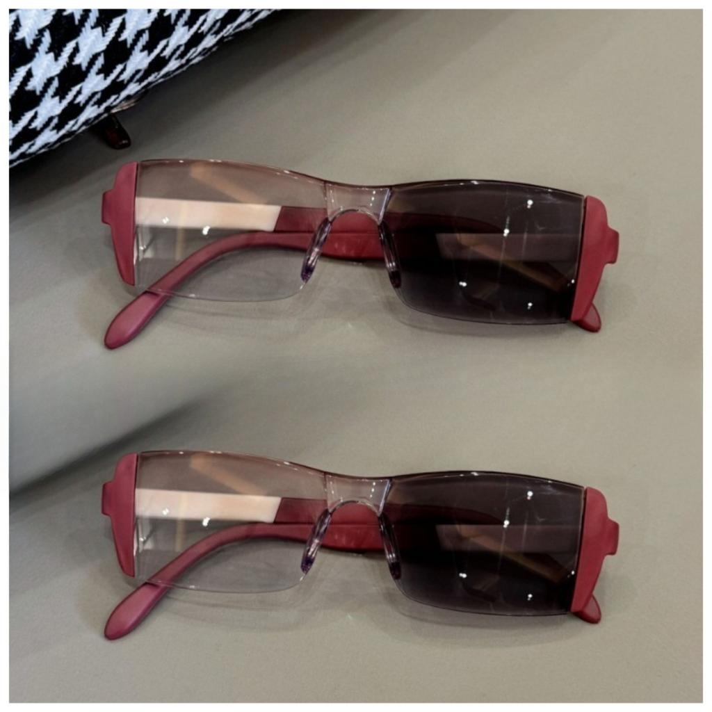 Smart Zoom Reading Glasses Anti Blue Light Presbyopia Glasses with Led Light Magnifier for Both Men and Women