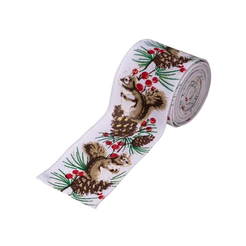 Cloth Decorative Ribbon Christmas Tree OrnamentFestival Party Decoration Gift Packaging Supplies Sustainable Materials