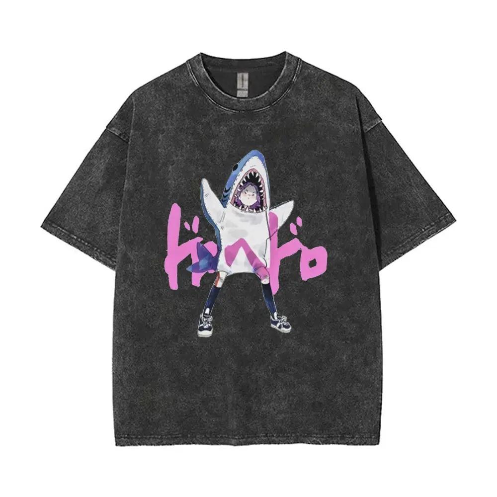 Anime Dorohedoro Kaiman Graphic Print TShirt Men Women Cotton Gothic Streetwear Hip Hop Fashion Summer Casual Oversized New Tee