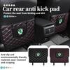 AAABR1 Car Anti-Kick Pad Seat Back Protector Cover For Octavia A5 A7 RS Fabia Superb Rapid Karoq