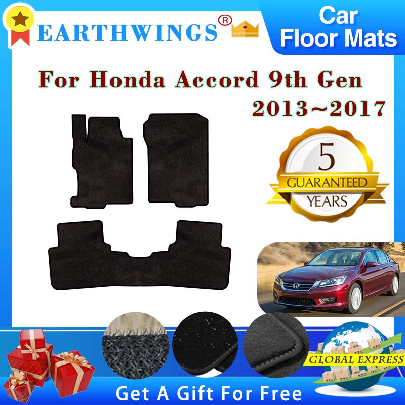 Cheap Car Floor Mats For Honda Accord 9th Gen LX 2015 20132017 4Door