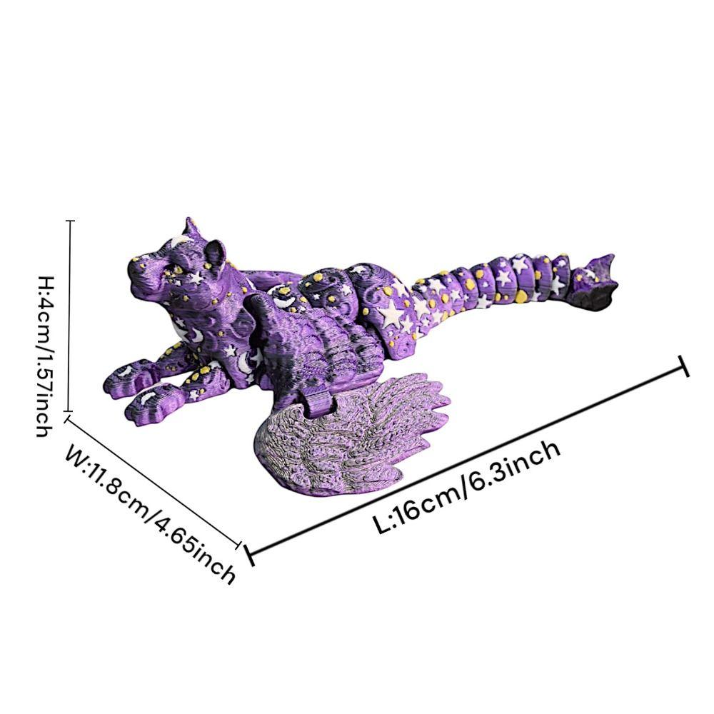 Creative Design Simulation Lion Model Simulation Animal Creative Lion with Wings  Gifts