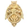Brass Dragon with Fish Door Knockers for Front Door - Royal Touch Entrance Door Decoration Items for Home - Gold Front Door Accessories