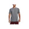 Under Armour Printed Round Neck Sports T-Shirt Men Tops Gray 1373724-012