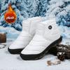 TUINANLE Dámske zimné čižmy Kožušinové teplé členkové čižmy Dámske hrubé plyšové protišmykové bavlnené topánky