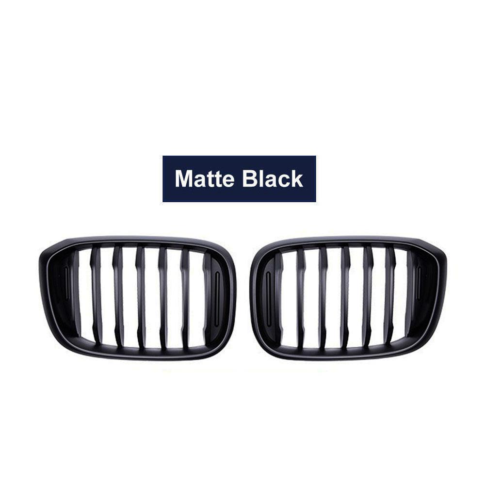 

2 ШТ. Решітки з однією планкою, передні решітки-нирки для BMW 3 4 X3 X4 G01 G02 G08 2018- Глянцеві матові чорні гоночні решітки, стайлінг автомобіля