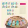 Press on Nail,Fake Nail Stick Glues on Nail Acrylic Nail with Designs Artificial False Nail for DIY Nail Art Designs