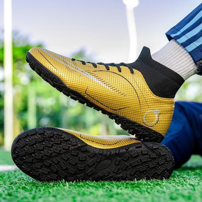 2025 summer European Cup new high-top football shoes youth adult AG long nails TF broken nails training football shoes