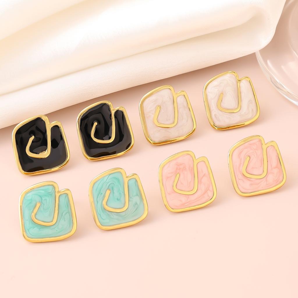 Fashion Jewelry Earrings for Women, Wholesale Minimalist Fine Stud and Hoop Designs in Stainless Steel, Trendy Stud Earrings