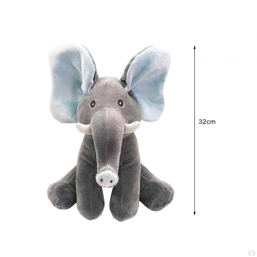 Baby Musical Toy Animated Elephant Singing Adorable Realistic Animal for Language