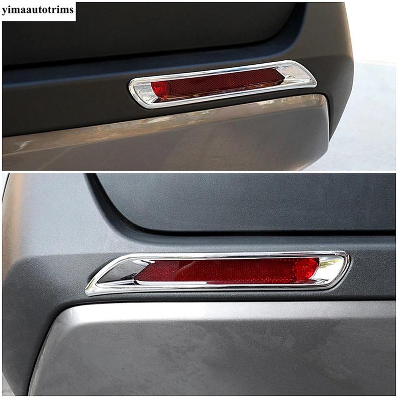 Car Rear Bumper Fog Light Lamp Frame Decoration Cover Trim For TOYOTA RAV4 RAV 4 XA50  - 2024 ABS Accessories Exterior Kit
