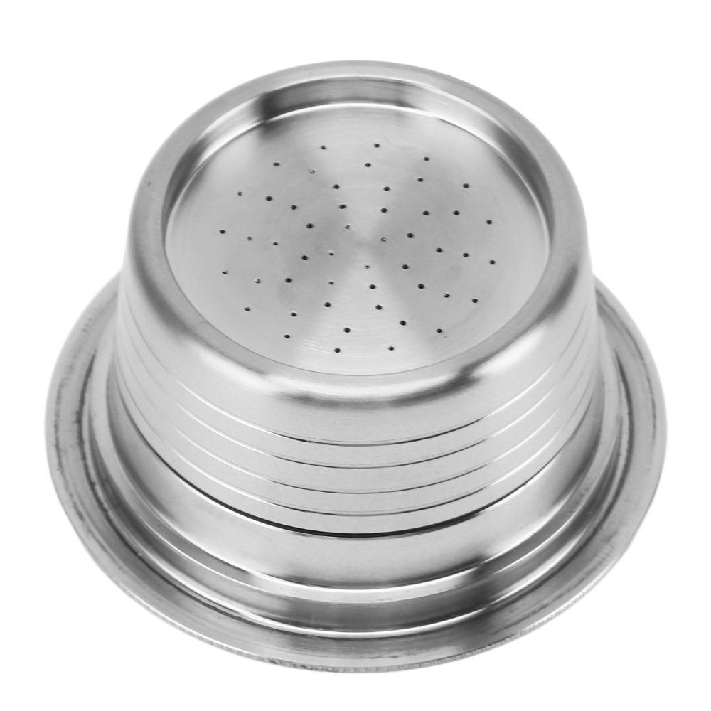 Easy Operation Stainless Steel Coffee Pod With Spoon Refillable Coffee Capsule  Home Coffee Brewing