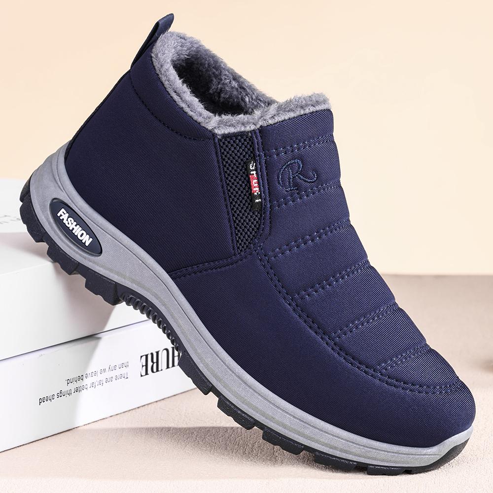 Winter New Women'S Warm Cotton Fleece-Lined Thickened Waterproof Non-Slip Women'S Cotton Shoes Snow Boots Fashion 36-43