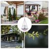 Solar Powered Hanging Bird Bath with Fountain Pump Multifunctional Bird Bath Basin Feeder and Drinker  for Nature Lovers