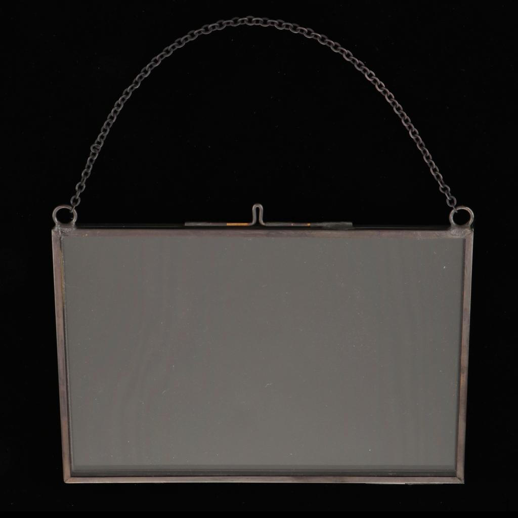 Стекло Двусторонний Гербарий Фото Картина Художественное произведение Long Shape 10 x 15cm