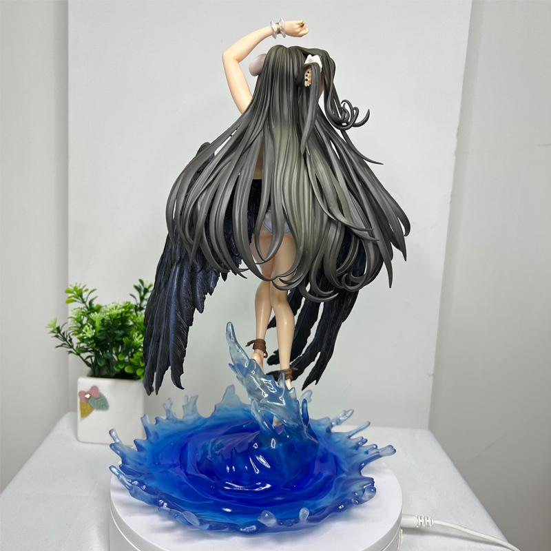 32cm Overlord Anime Figur Albedo - Badeanzug Actionfigur Overlord III Albedo so-bin Ver Sexy Figuren Sammlermodell Puppe Spielzeug