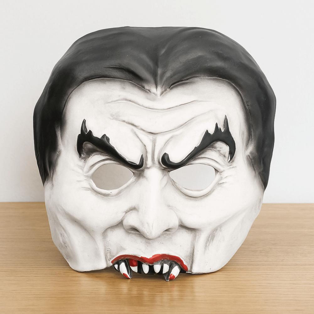 Latex Material Halloween Headgear Scary Haunted House Props Role Play NPC Mask  Holiday Celebration